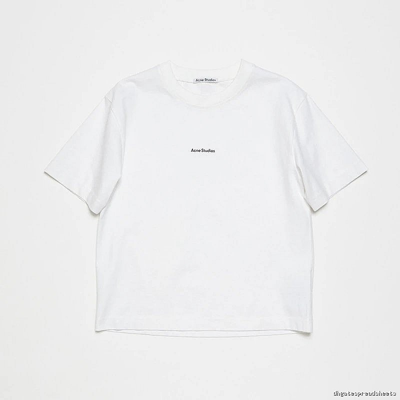 Acne Studios 2090-80 White Style Ac908042 Stockholm Logo T-Shirt Statement Graphic