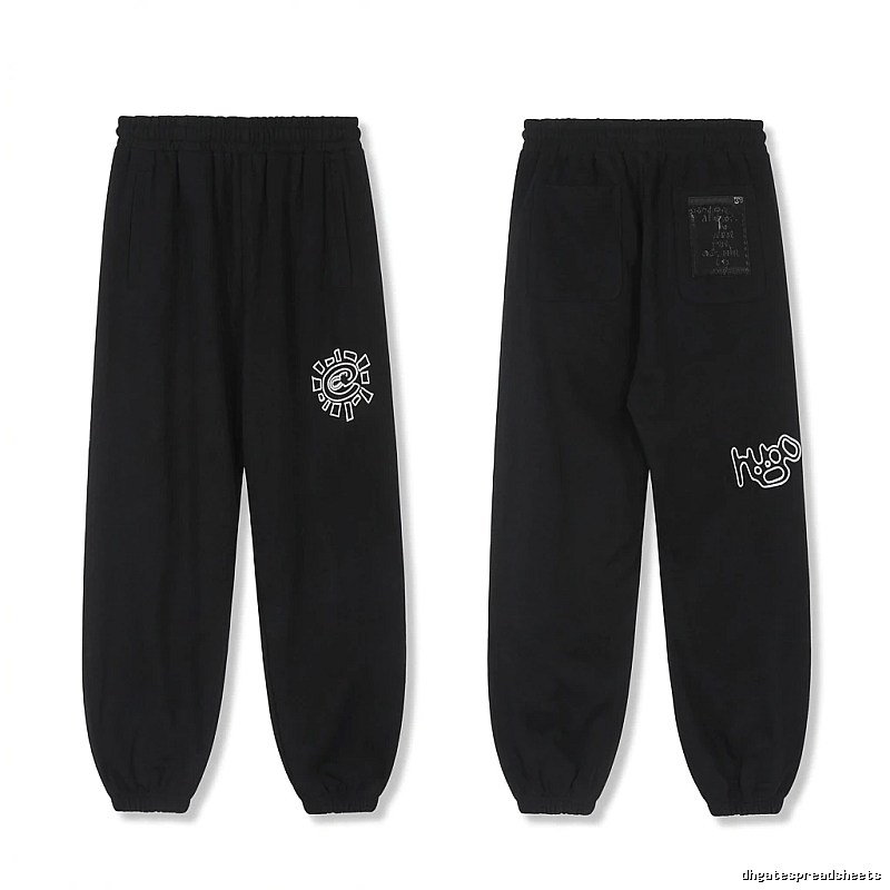 ADWYSD Printed Trendy Black Pants