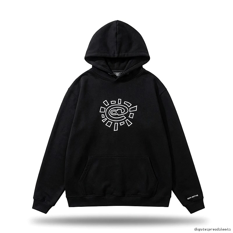 ADWYSD Sunflower Trendy Cool Black Hoodie