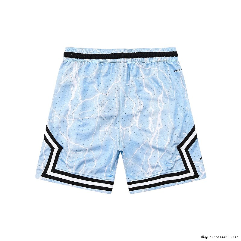 AJ Lightning Pattern Athletic Shorts
