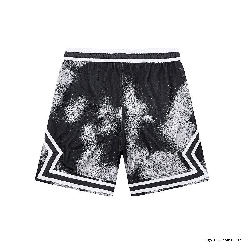 AJ Spray Painting Style Black Shorts