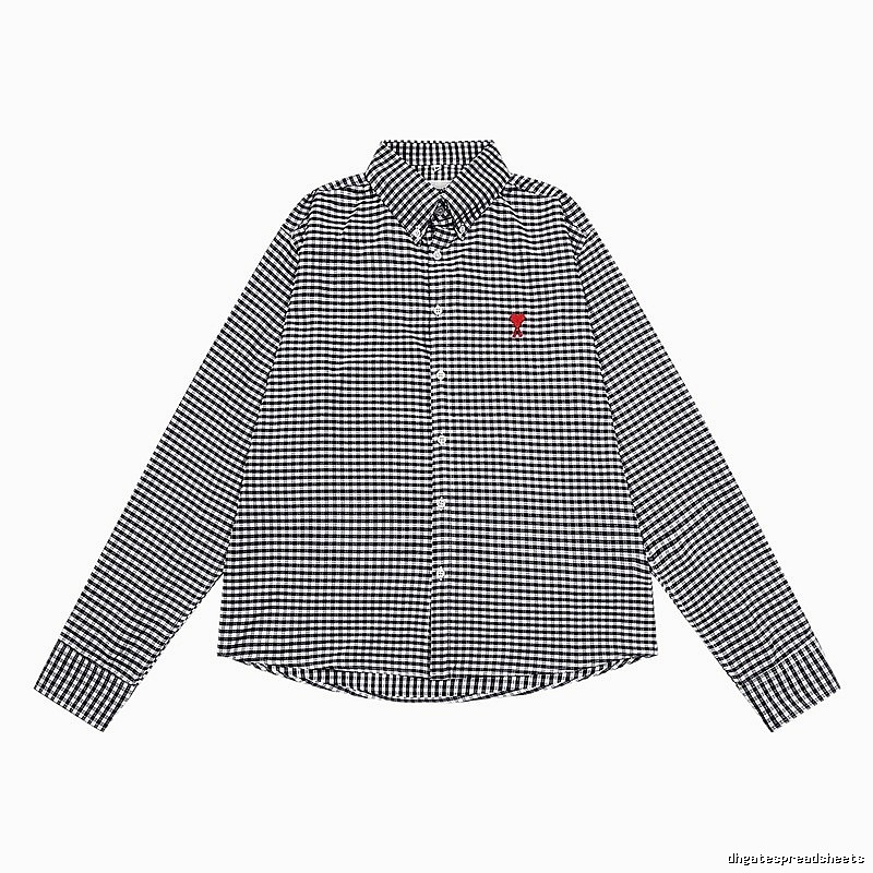 AMI Checkered Retro Style Shirt