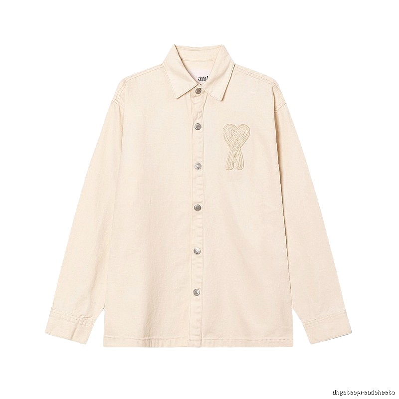AMI Embroidered Love Style Shirt