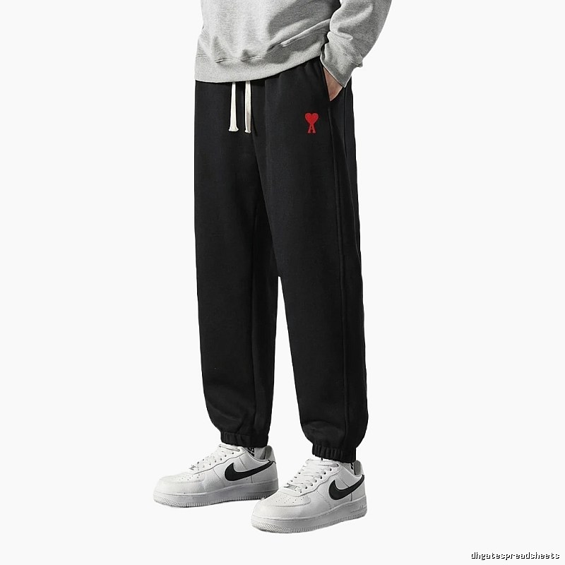 AMI Love Leisure Style Black Pants