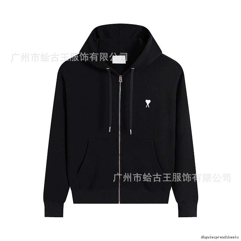 AMI Love Minimalist Style Zip-up Jacket