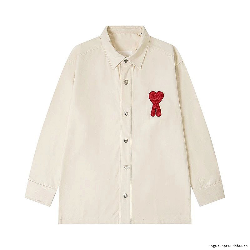 AMI Love Simple Style White Shirt