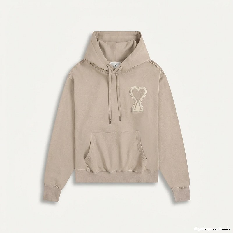 AMI Love Trend Brand Beige Sweatshirt
