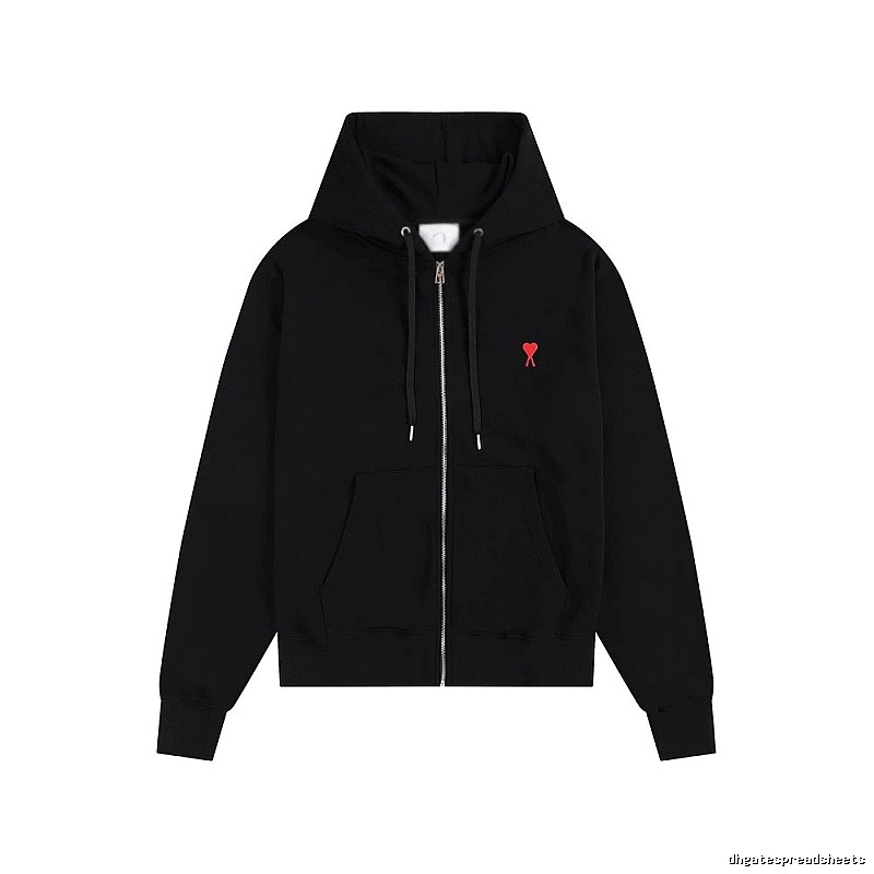 AMI Love Trend Brand Black Hoodie