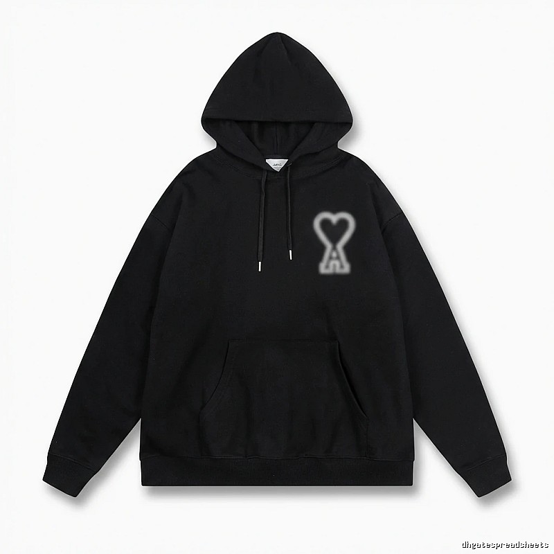 AMI Love Trendy Black Hoodie