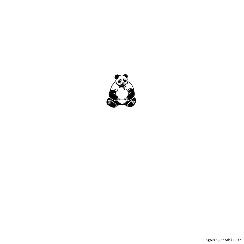 AMI Panda Print Style T-shirt