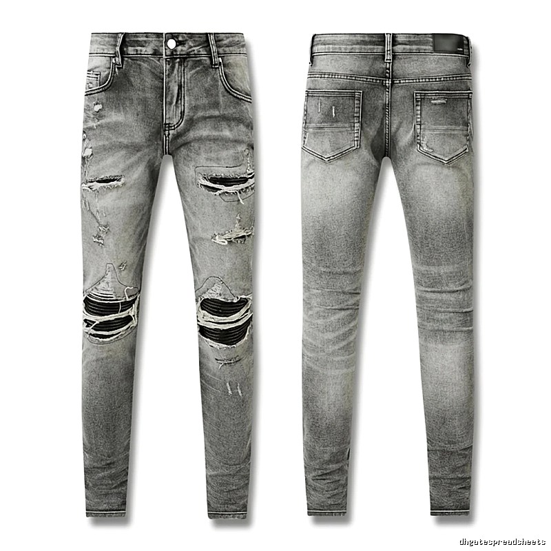 AMI Ripped Trendy Brand Jeans