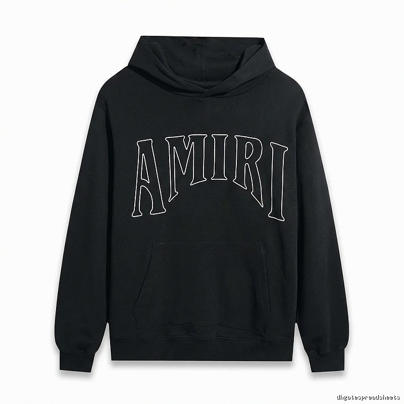 AMIRI Alphabet Style Black Sweatshirt