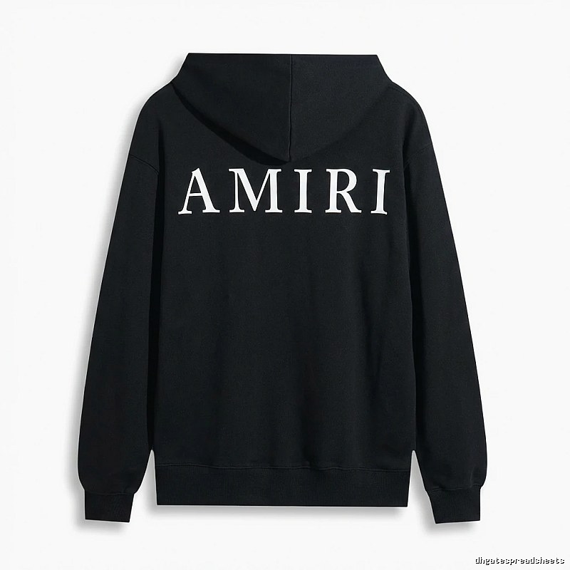AMIRI Basic Simple Black Sweatshirt