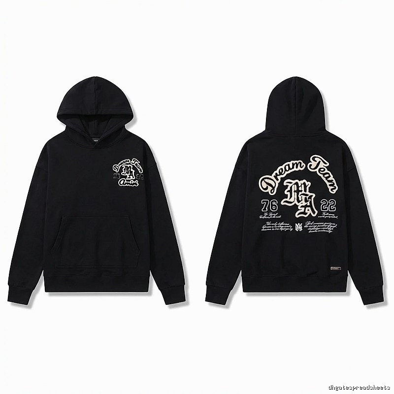 AMIRI Black Retro Hoodie