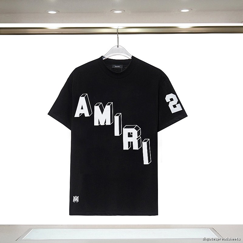 Amiri Compact Graphic T-shirt White Blue Amiri for Sport-Inspired Styling