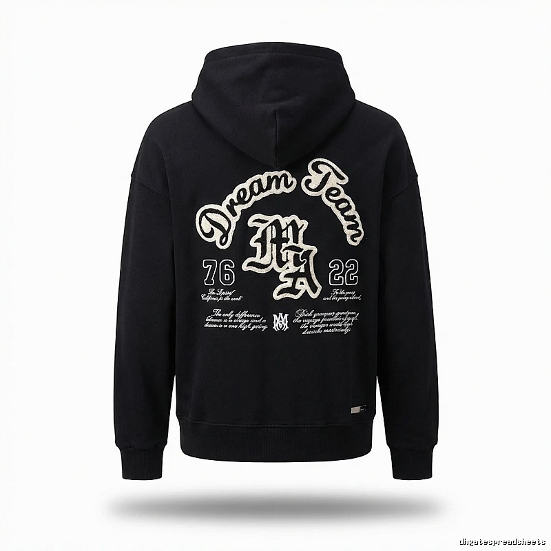 AMIRI Dream Team retro-style black sweatshirt