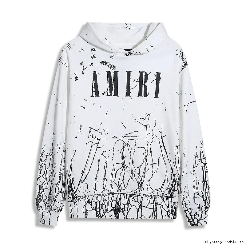 AMIRI Graffiti Style White Sweatshirt