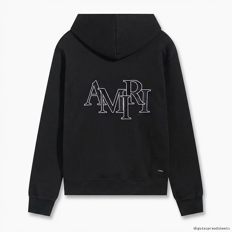 AMIRI letter-style black sweatshirt