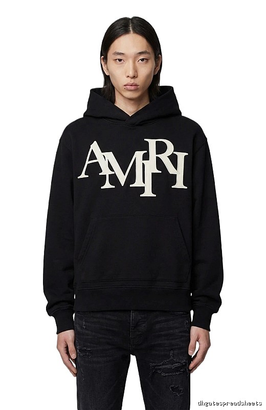 AMIRI letter-style black sweatshirt