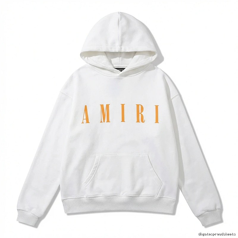 AMIRI letter trendy brand white sweatshirt