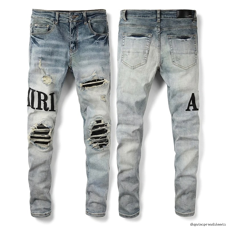 AMIRI light blue ripped jeans