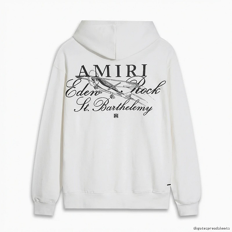 AMIRI Printed Casual White Sweatshirt