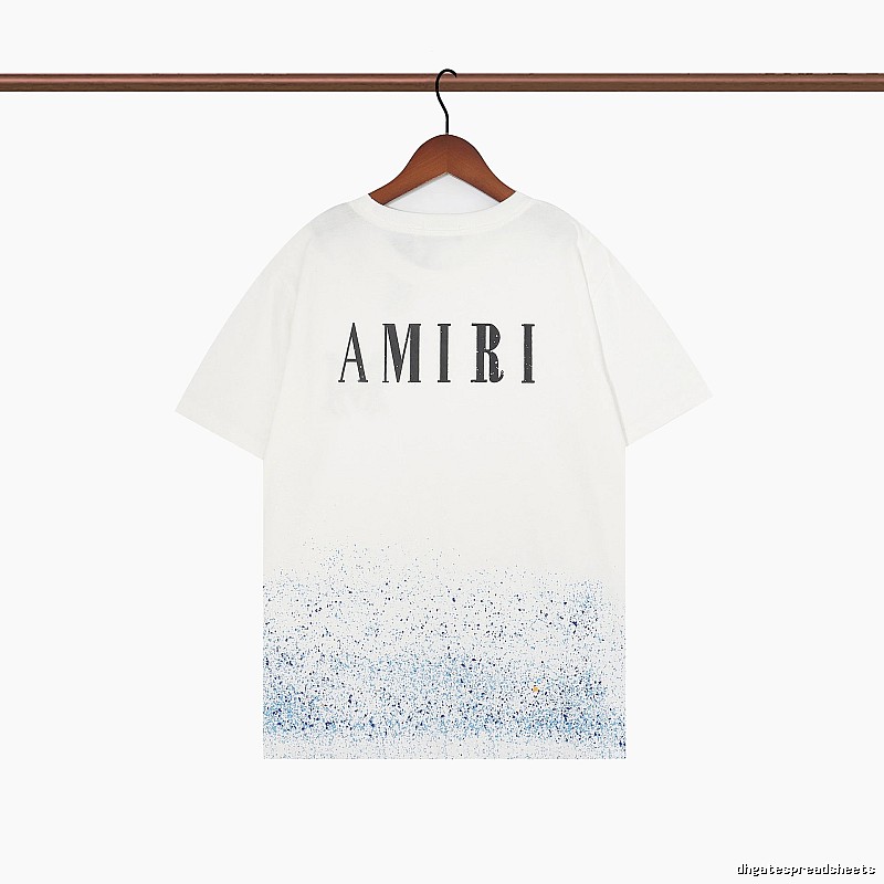 Amiri Relaxed Graphic T-shirt White Blue Amiri with Designer-Inspired Detail