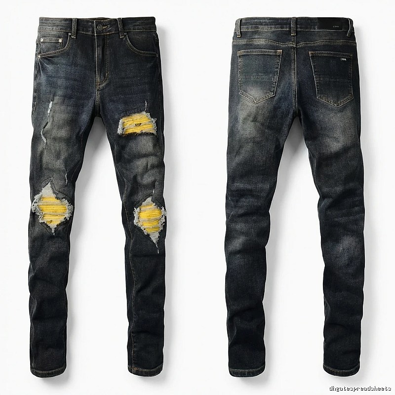 AMIRI Ripped Dark Jeans