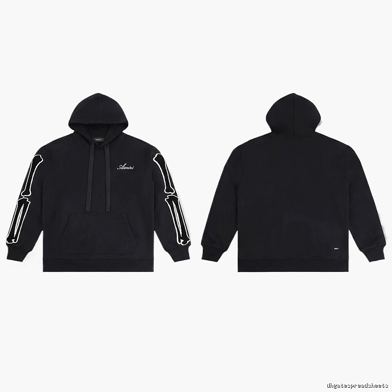 AMIRI Skull Style Black Hoodie