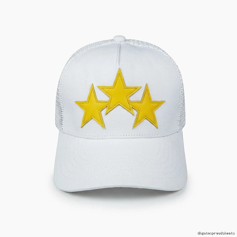 AMIRI Starry Trendy Cool Style White Hat