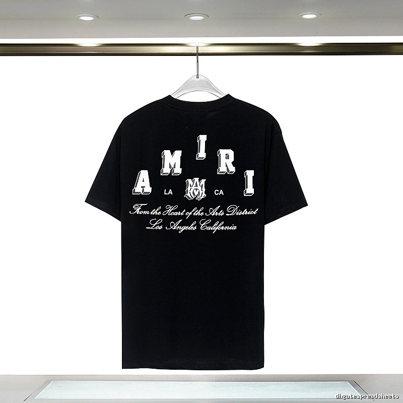 Amiri Streetwear Graphic T-shirt White Blue Amiri with Practical Shape