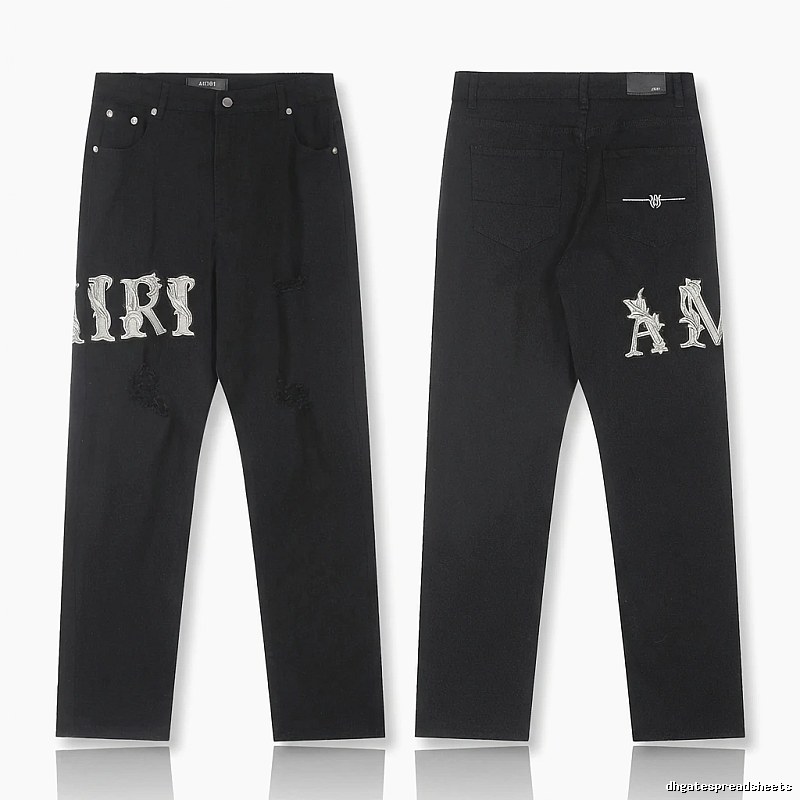 AMIRI vintage-style black jeans