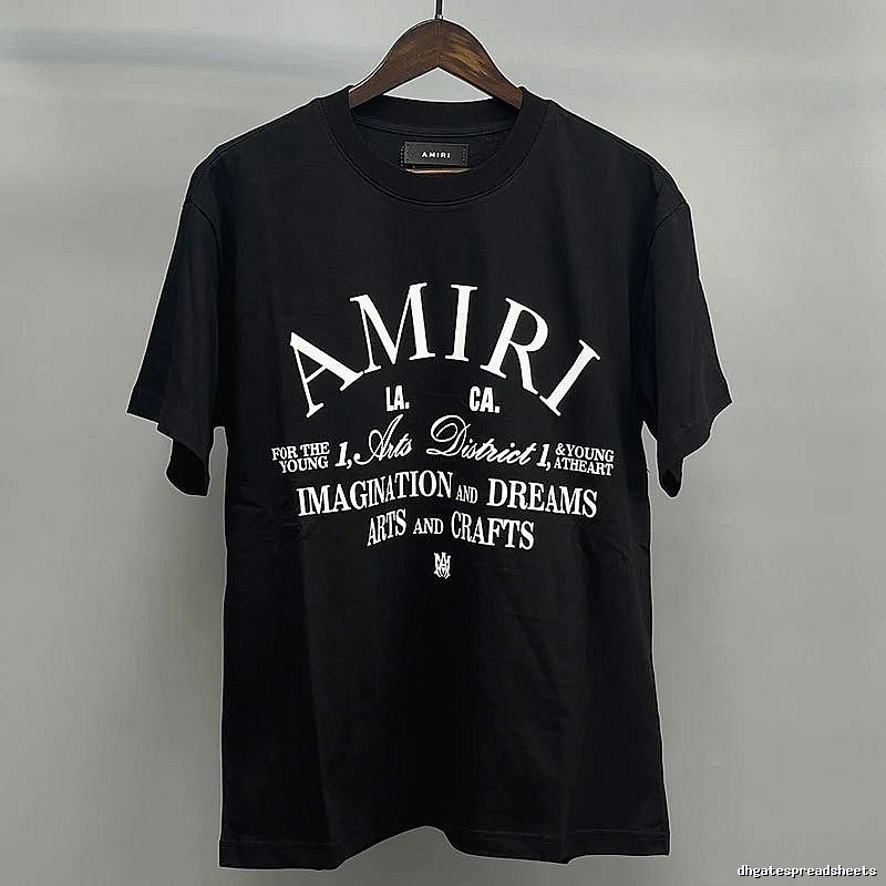 Amiri White Black Records Graphic T-Shirt Minimal Look
