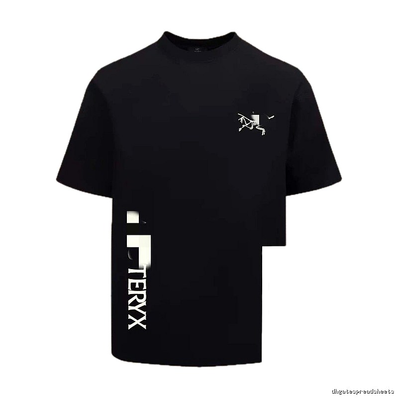Arc'teryx Printed Technical Style Black Short-sleeved T-Shirt