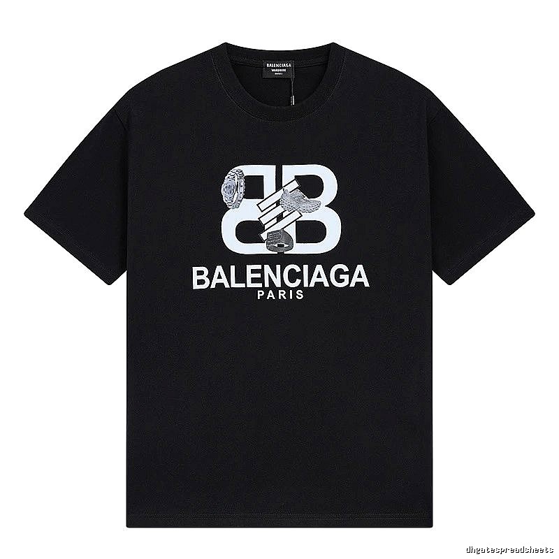Balenciaga BB Print Short-sleeve Shirt