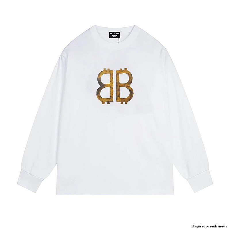 Balenciaga BB Print White T-shirt