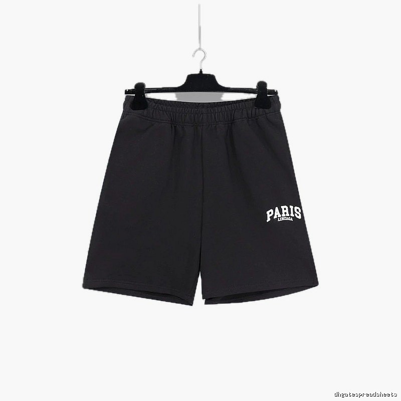 Balenciaga casual style black shorts