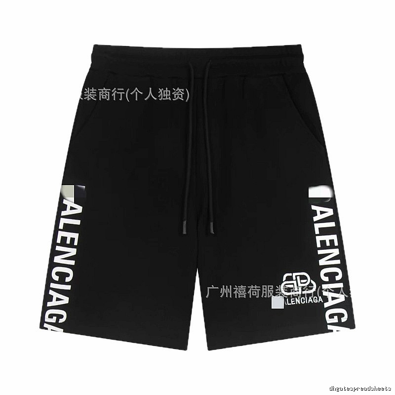 Balenciaga casual style black shorts