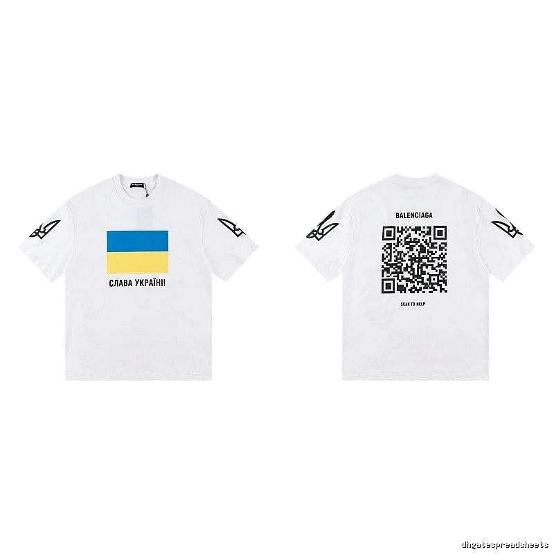 Balenciaga Charity Limited Edition Street Style White T-Shirt