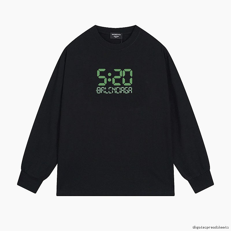 Balenciaga digital style black sweatshirt