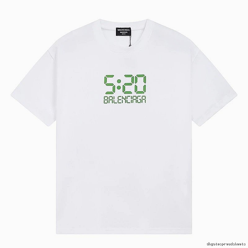 Balenciaga digital-style white T-shirt