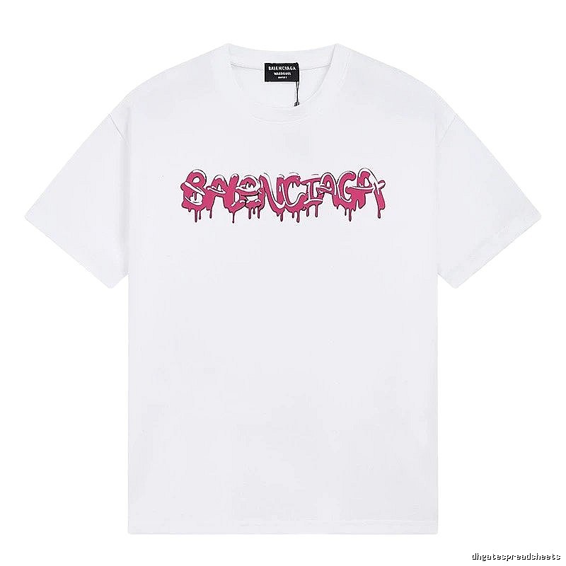 Balenciaga Graffiti Street Style White T-shirt