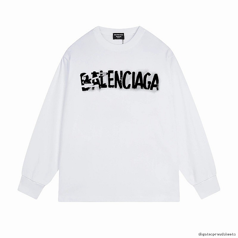 Balenciaga graffiti-style white T-shirt