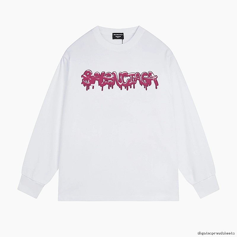 Balenciaga graffiti-style white T-shirt