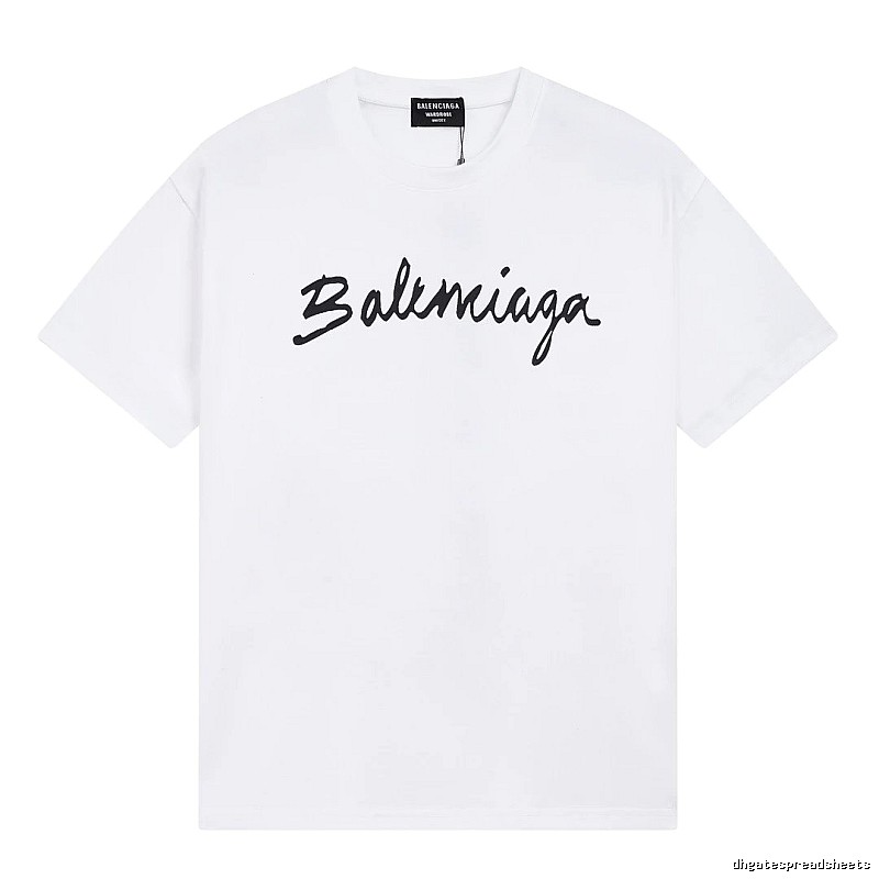 Balenciaga letter simple white T-shirt