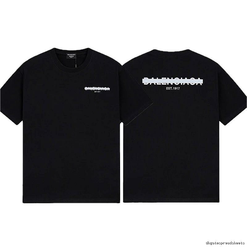 Balenciaga LOGO Printed Street Style Black T-shirt