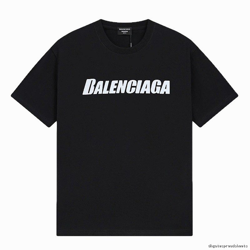 Balenciaga minimalist style black T-shirt