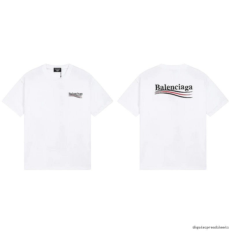Balenciaga minimalist style white T-shirt