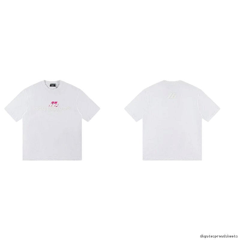 Balenciaga Printed Streetwear-style White T-Shirt