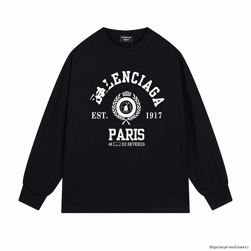 Balenciaga retro black long-sleeve